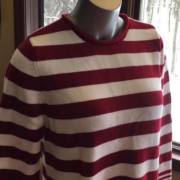 Guide Series Striped Red Sweater. NWOT - Picture 9 of 9